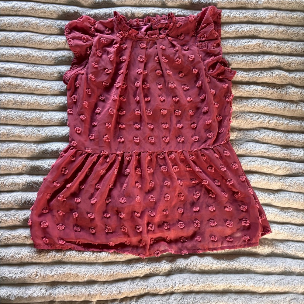 Dusty pink textured top